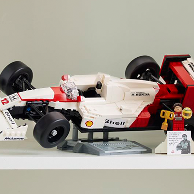 McLaren MP4/4 y Ayrton Senna de LEGO® Icons