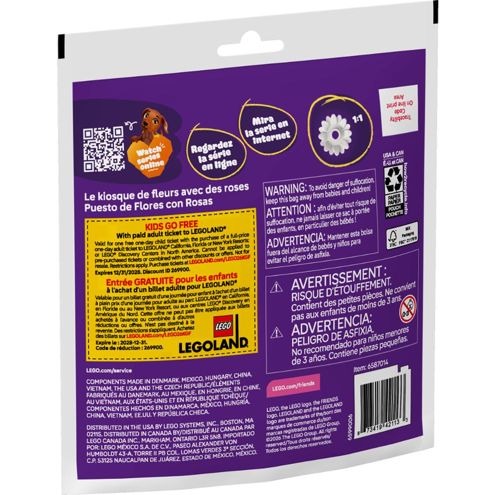 PUESTO DE FLORES CON ROSAS