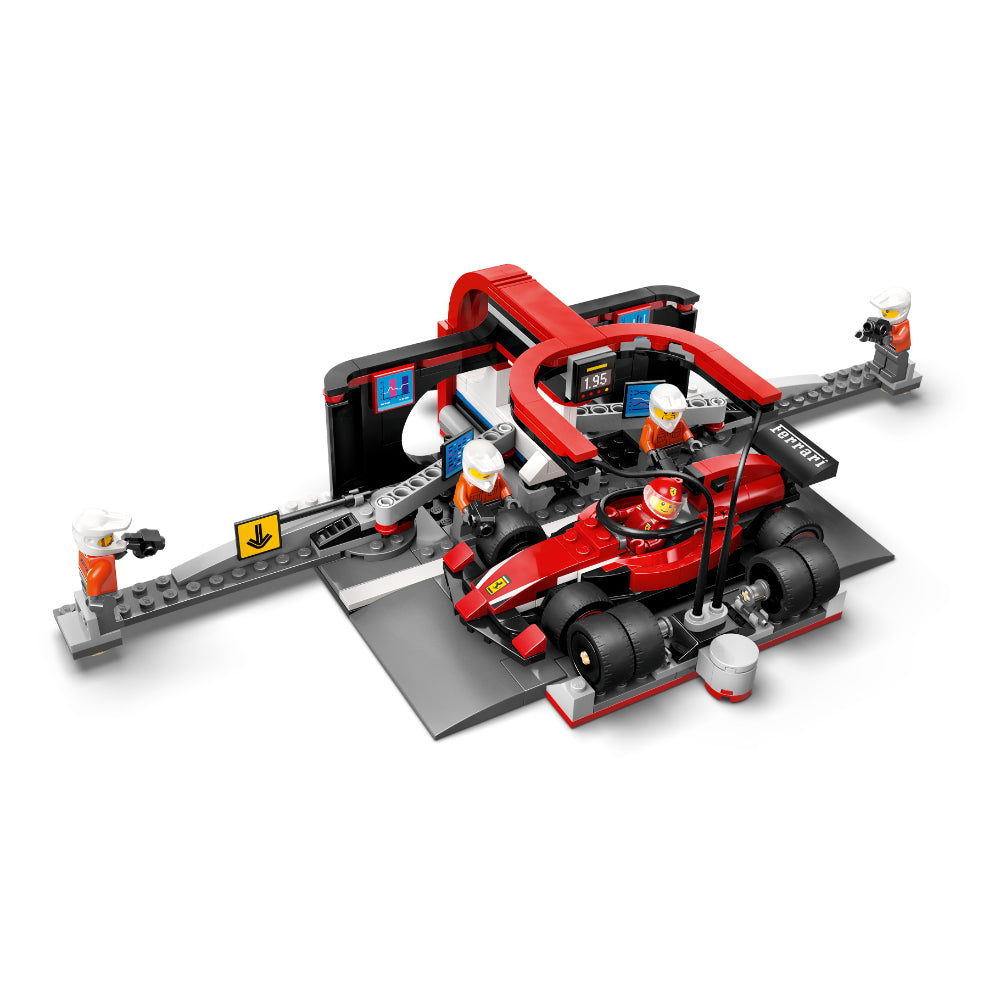 LEGO® City: Parada En Boxes De F1® Y Equipo De Mecánicos Con Coche Ferrari (60443)_007