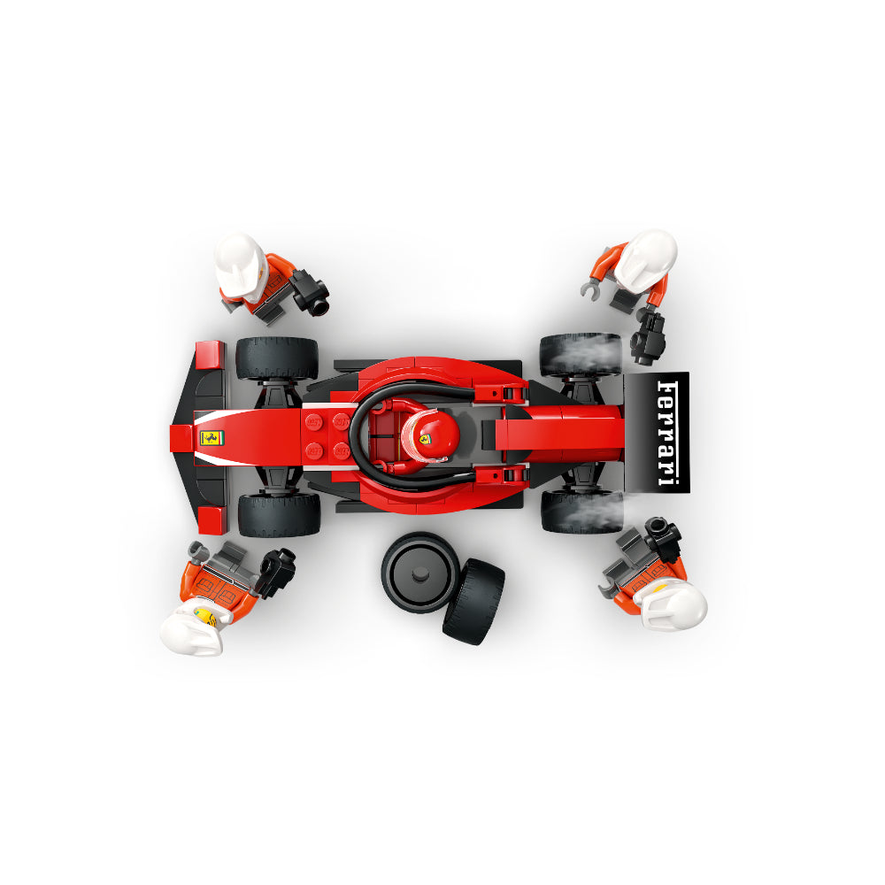 LEGO® City: Parada En Boxes De F1® Y Equipo De Mecánicos Con Coche Ferrari (60443)_009