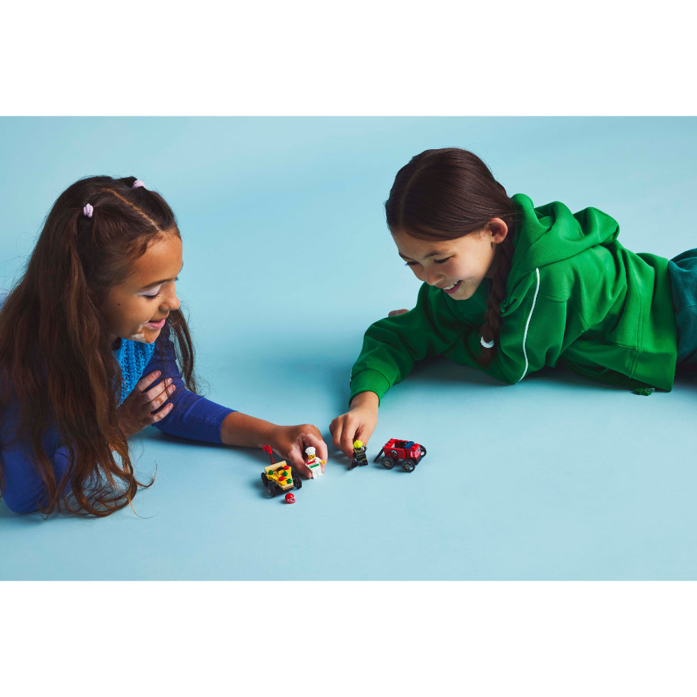 LEGO®City: Pack De Coches De Carreras: Pizza Vs. Camión De Bomberos (60458)_008