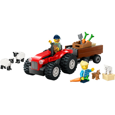 LEGO®City: Tractor Rojo Con Remolque Y Oveja (60461)_002