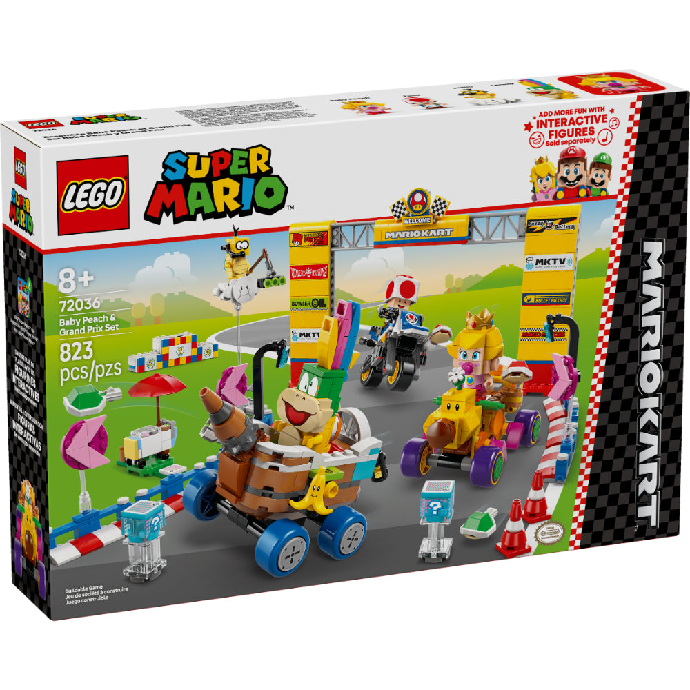LEGO® Super Mario: Mario Kart™: Set Bebé Peach Y Grand Prix (72036)_001