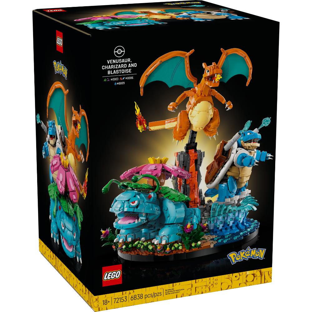 LEGO®Pokémon: Venusaur, Charizard Y Blastoise (72153)
