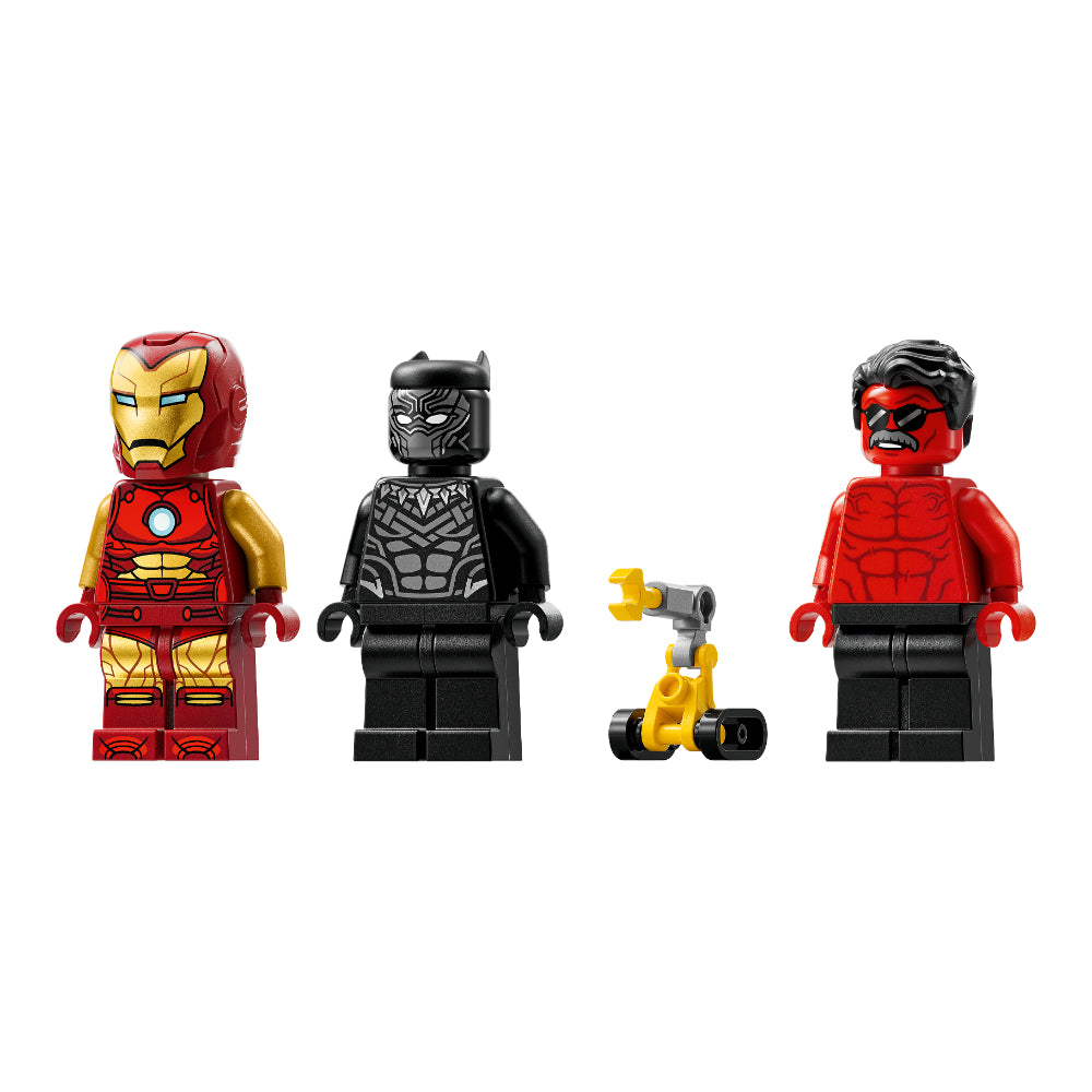 LEGO®Super Heroes: Deportivo de Iron Man y Black Panther vs. Hulk Rojo (76310)_005