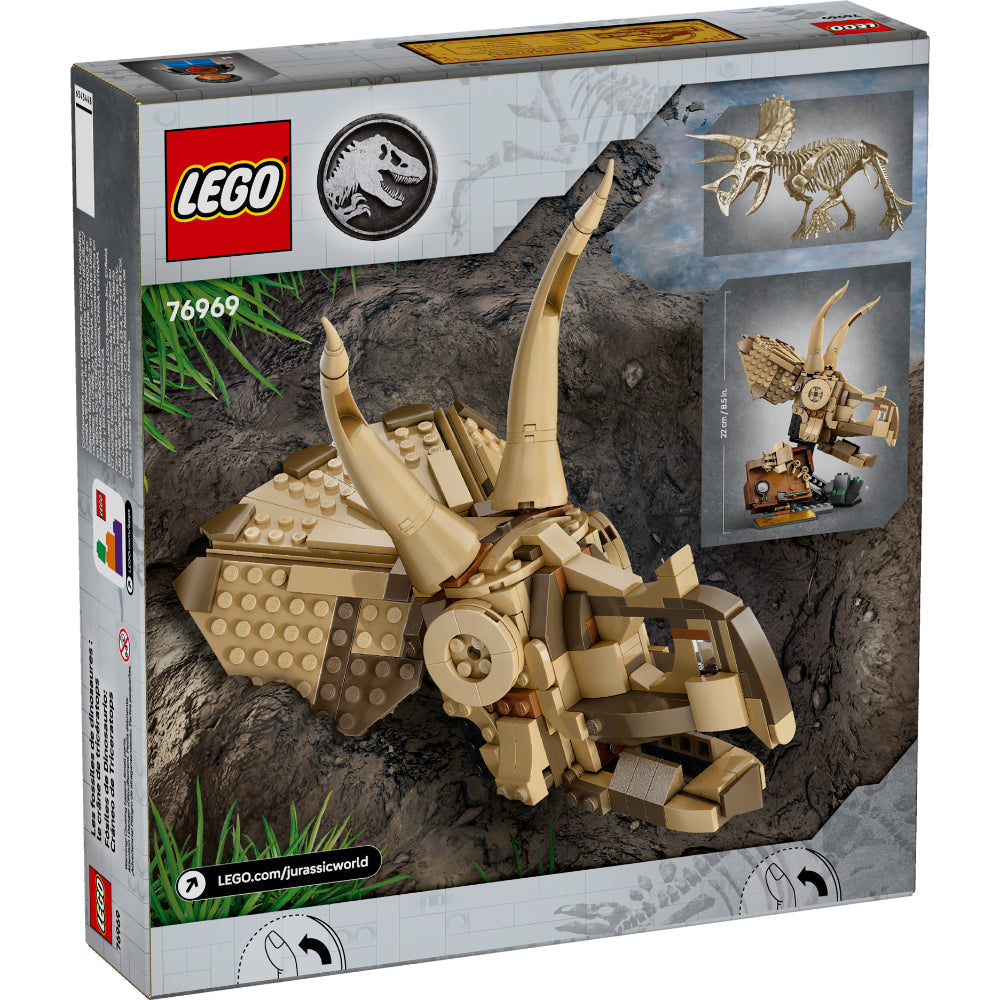 LEGO®Jurassic World: Fósiles De Dinosaurio: Cráneo De Triceratops (76969)_003