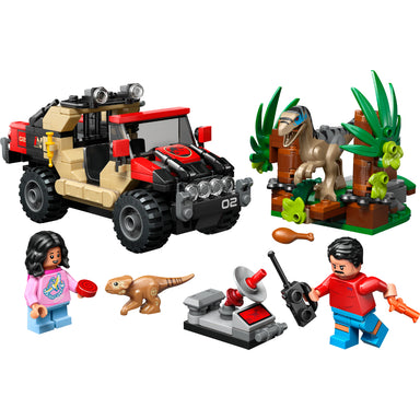 LEGO®Jurassic World: Huida En Todoterreno Y Raptor Al Acecho (76972)_002
