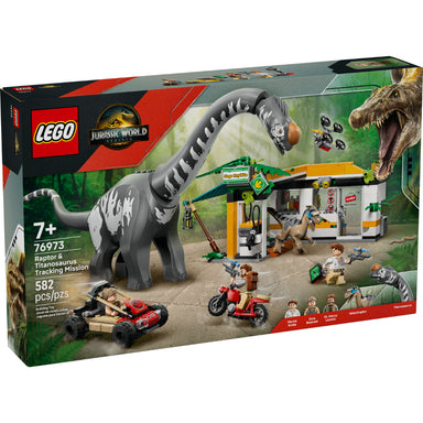LEGO®Jurassic World: Misión De Seguimiento: Raptor Y Titanosaurus (76973)_001