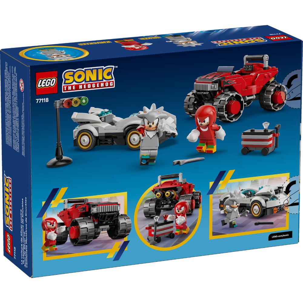 COCHE DE SILVER VS. MONSTER TRUCK DE KNUCKLES