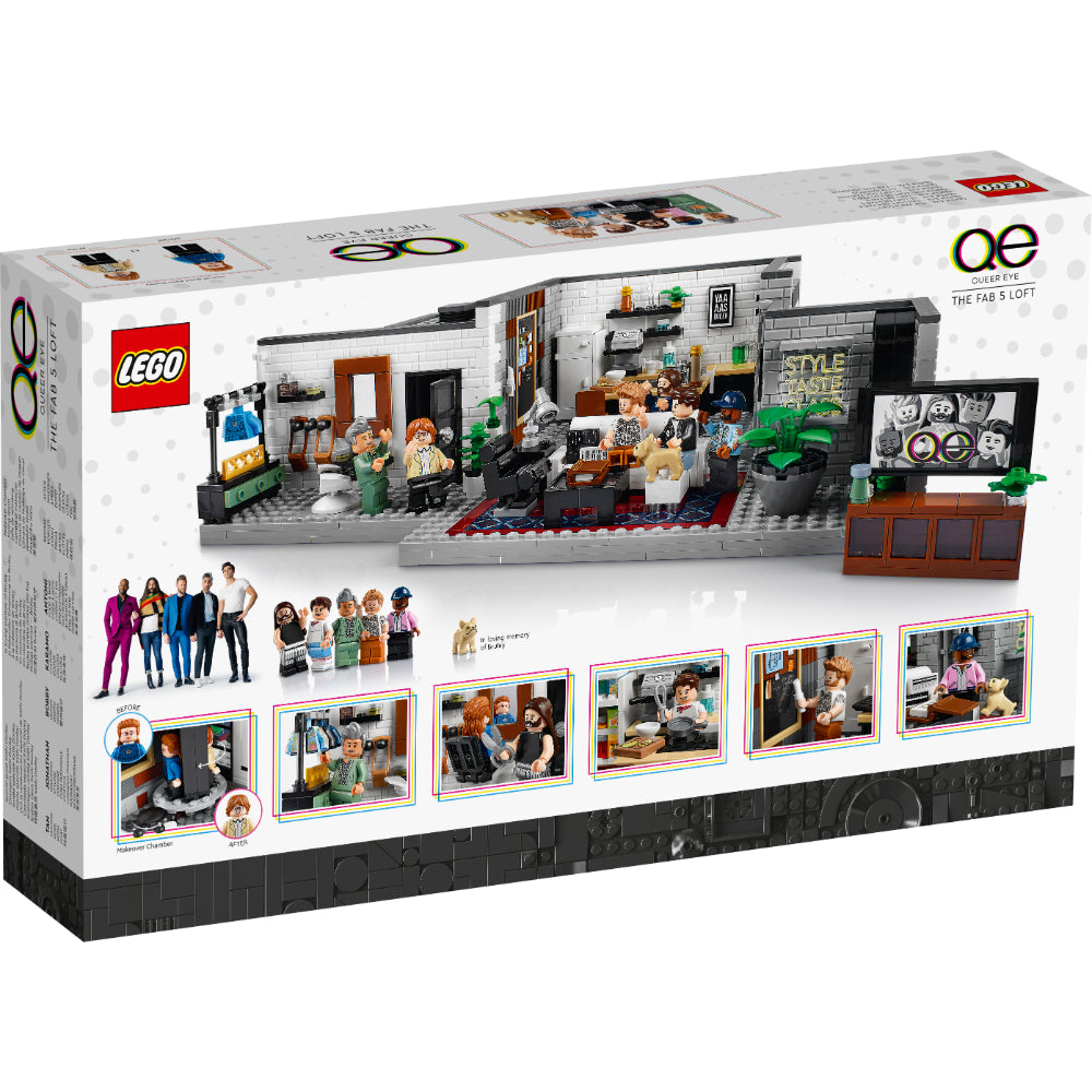 LEGO® Queer Eye: Loft de los Fab 5 (10291)
