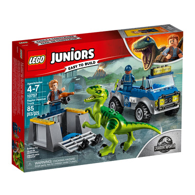 LEGO® Juniors Jurassic World Camión Rescate del Raptor (10757)