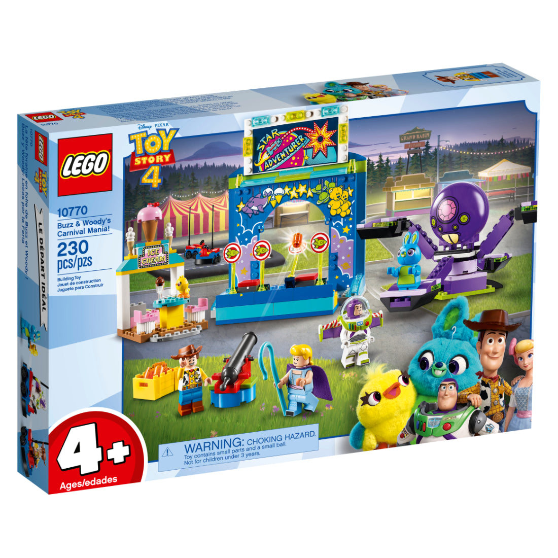 LEGO® 4+ Buzz y Woody Locos por la Feria (10770)