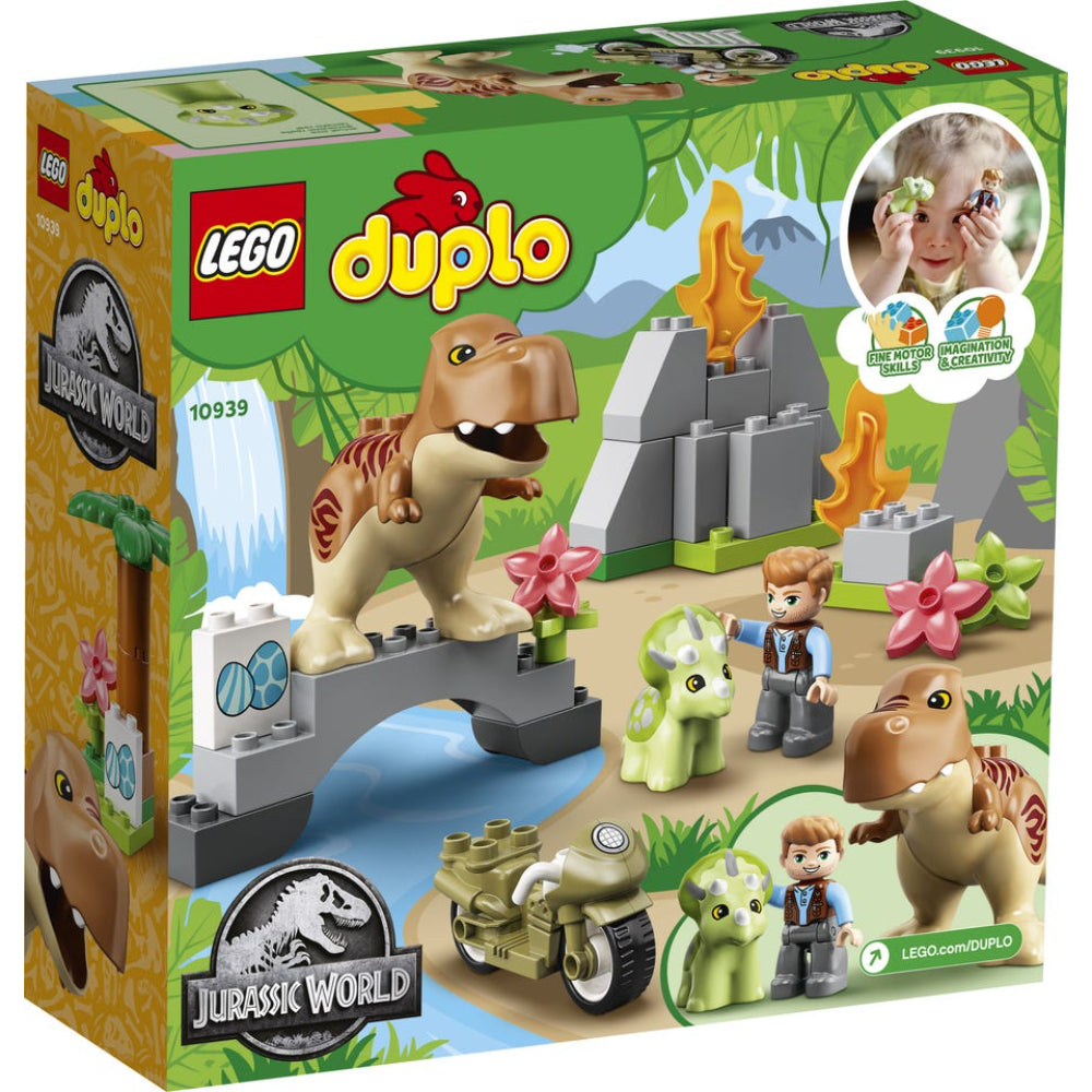 LEGO® DUPLO® Jurassic World Fuga del T. rex y el Triceratops (10939)