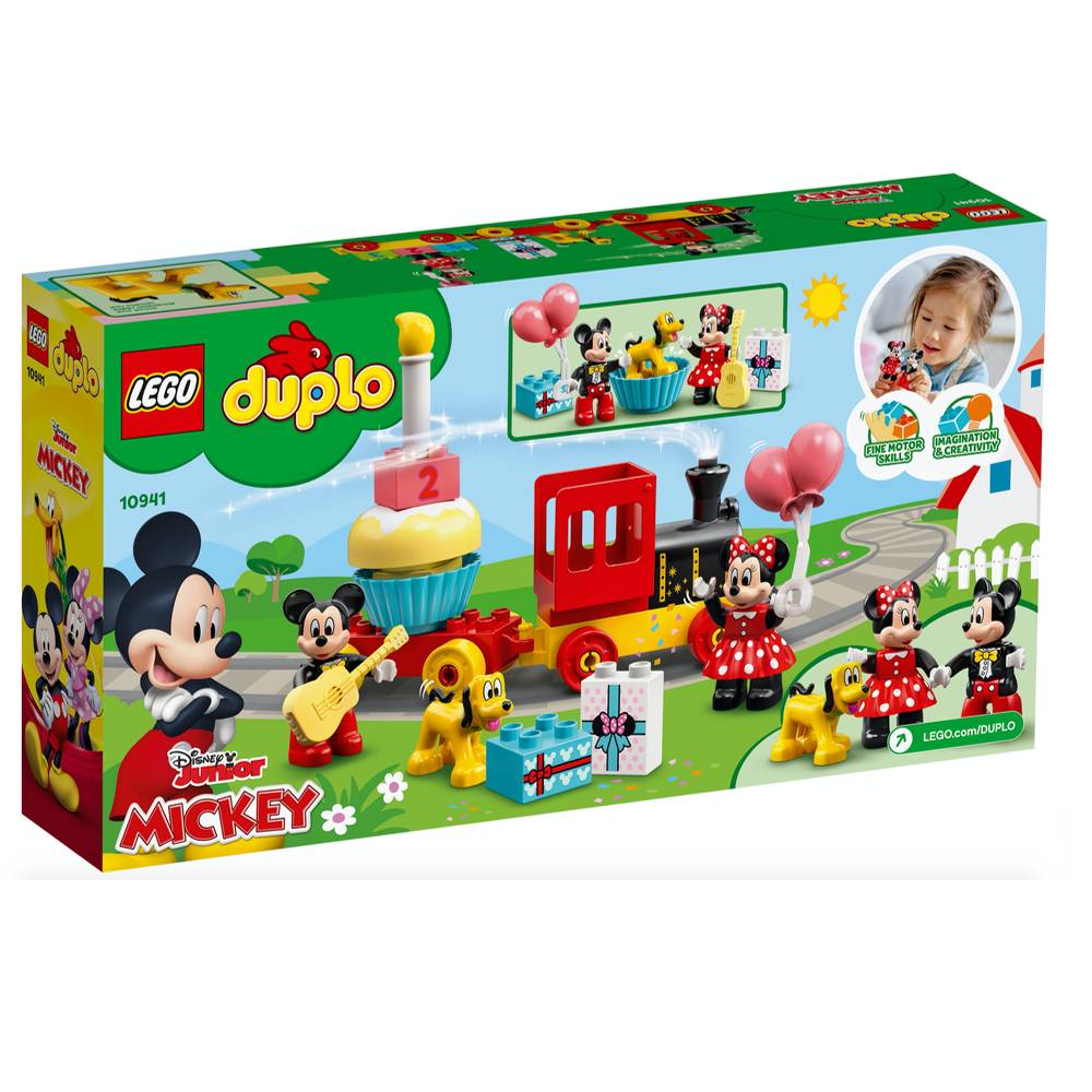 LEGO® Duplo® Disney Tren de Cumpleaños de Mickey y Minnie (10941)