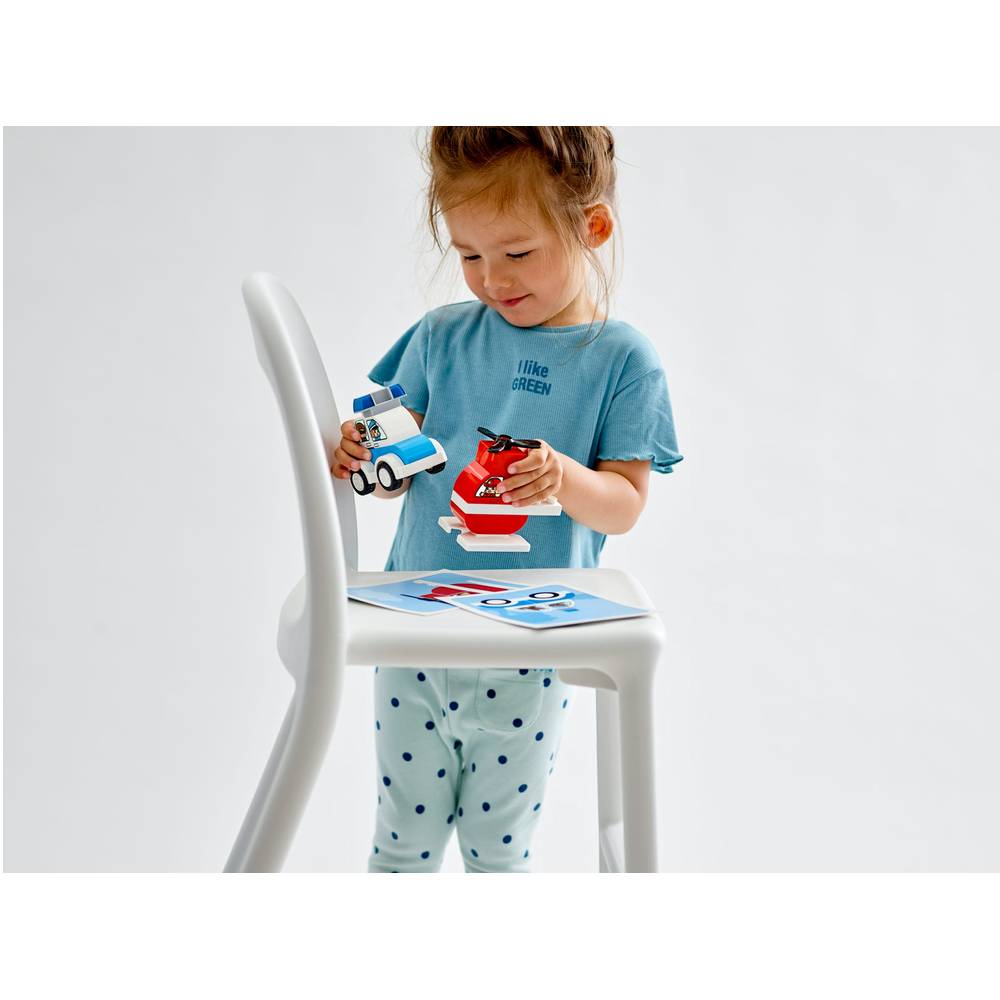 LEGO® Duplo® Helicóptero De Bomberos Y Auto De Policía (10957)