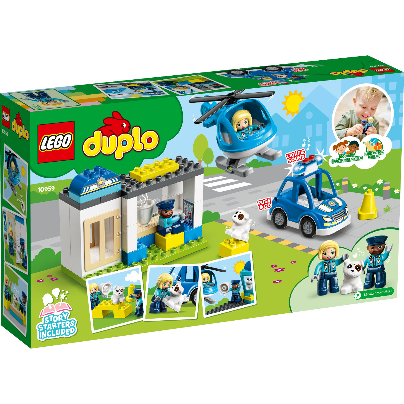 LEGO® Duplo® : Comisaría de Policía y Helicóptero (10959)