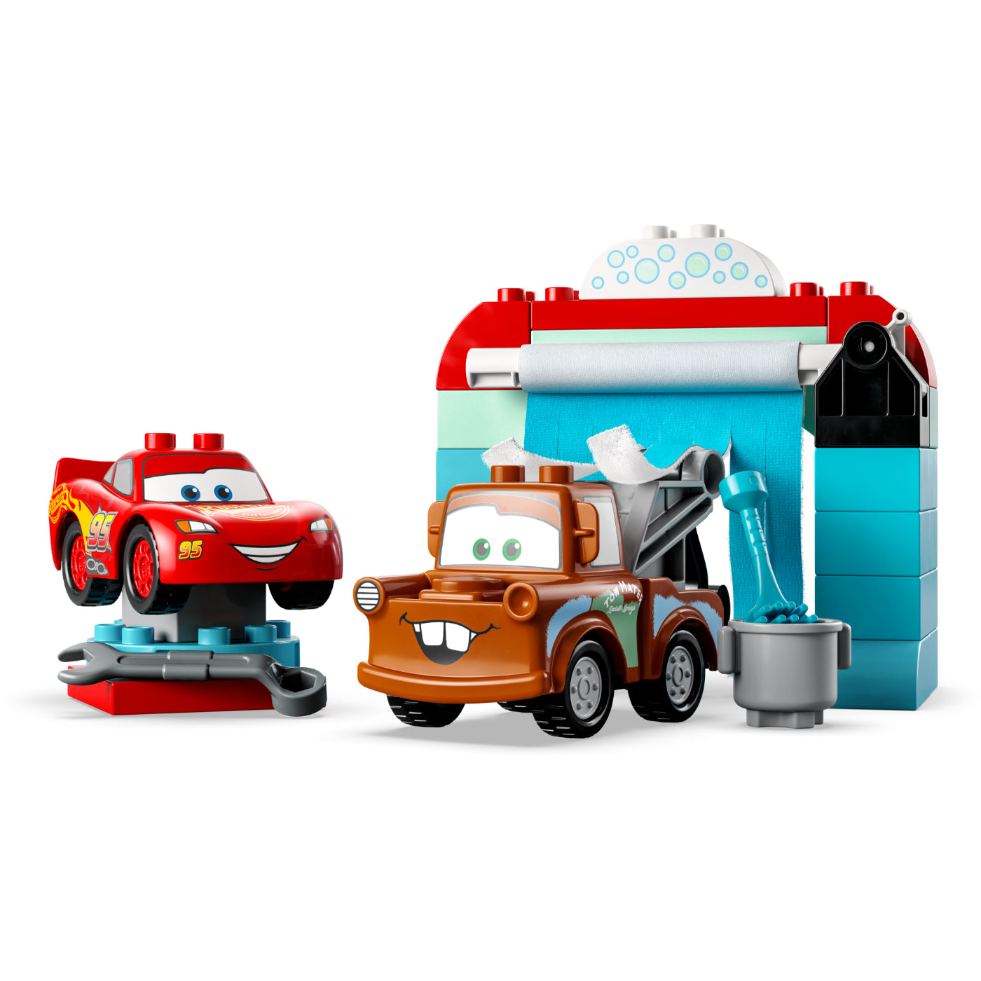 LEGO® Duplo™ Diversión En El Autolavado Con El Rayo Mcqueen Y Mate (10996)