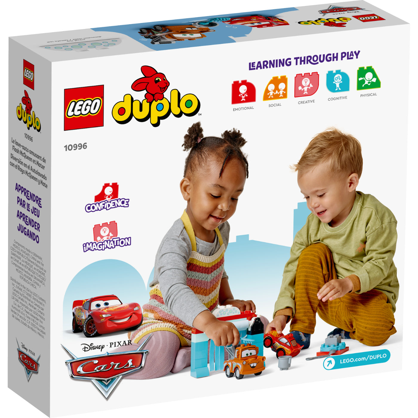 LEGO® Duplo™ Diversión En El Autolavado Con El Rayo Mcqueen Y Mate (10996)