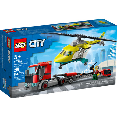 LEGO® City Transporte del Helicóptero de Rescate (60343)
