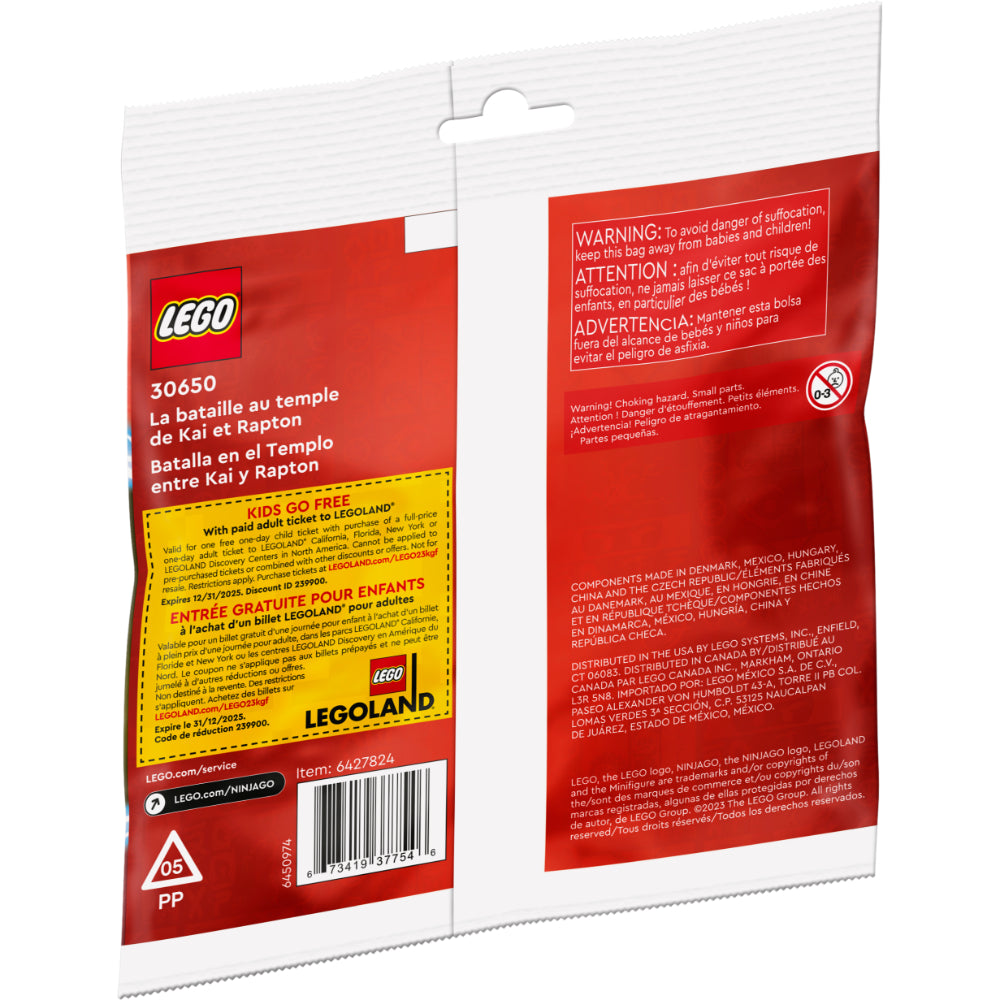 Batalla en el Templo entre Kai y Rapton (30650)