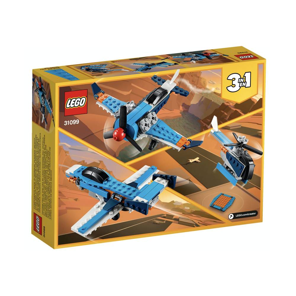 LEGO® Creator 3en1 Avión de Hélice (31099)
