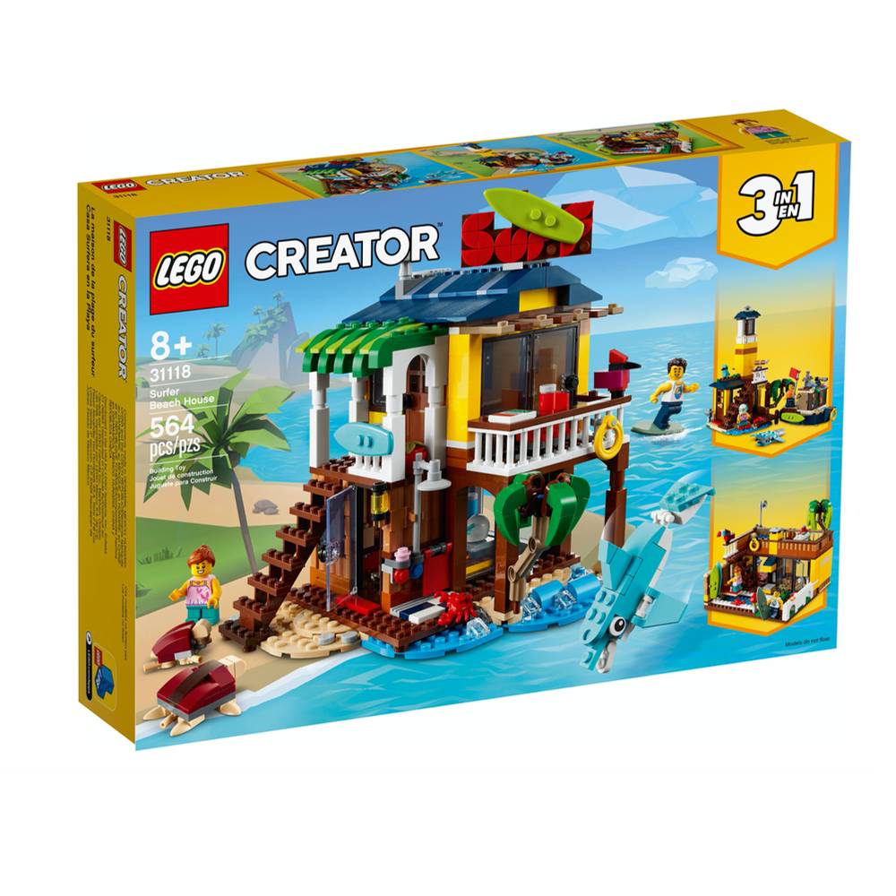 LEGO® Creator™ Casa Surfera en la Playa (31118)