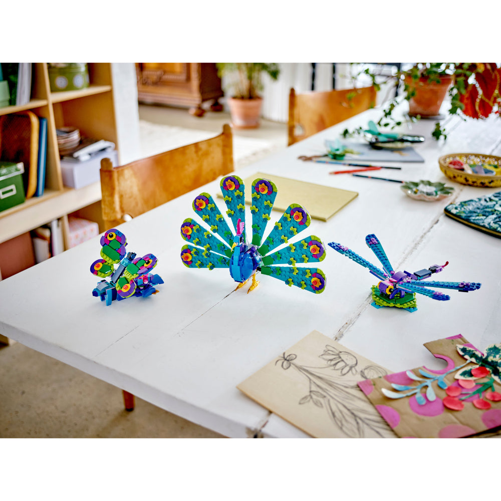 LEGO® Creator: Pavo Real Exótico (31157)_006