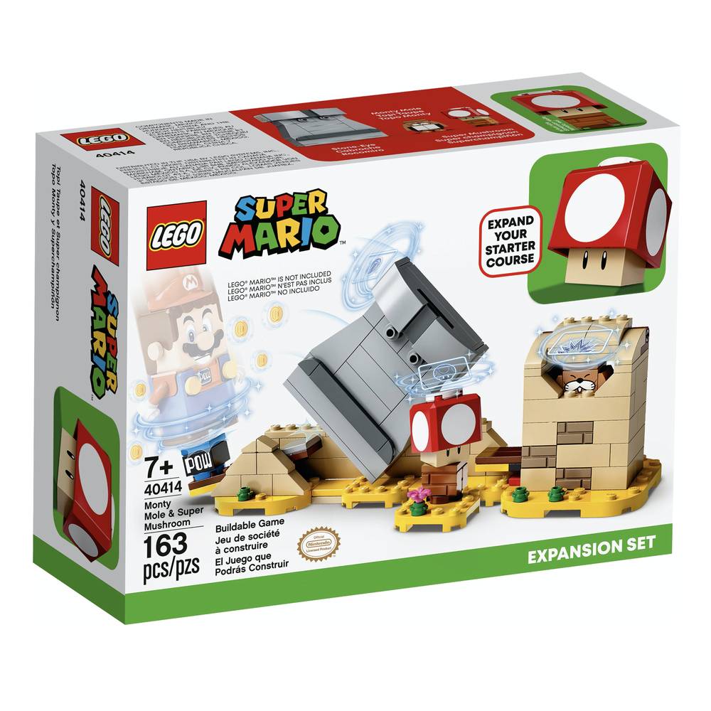 LEGO® Super Mario™: Monty Mole & Super Mushroom Expansion Set (40414)