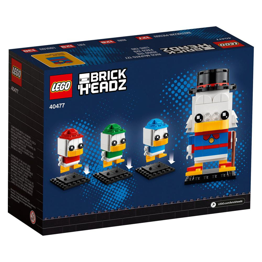 LEGO® BrickHeadz™ Disney Gilito McPato, Juanito, Jaimito y Jorgito (40477)