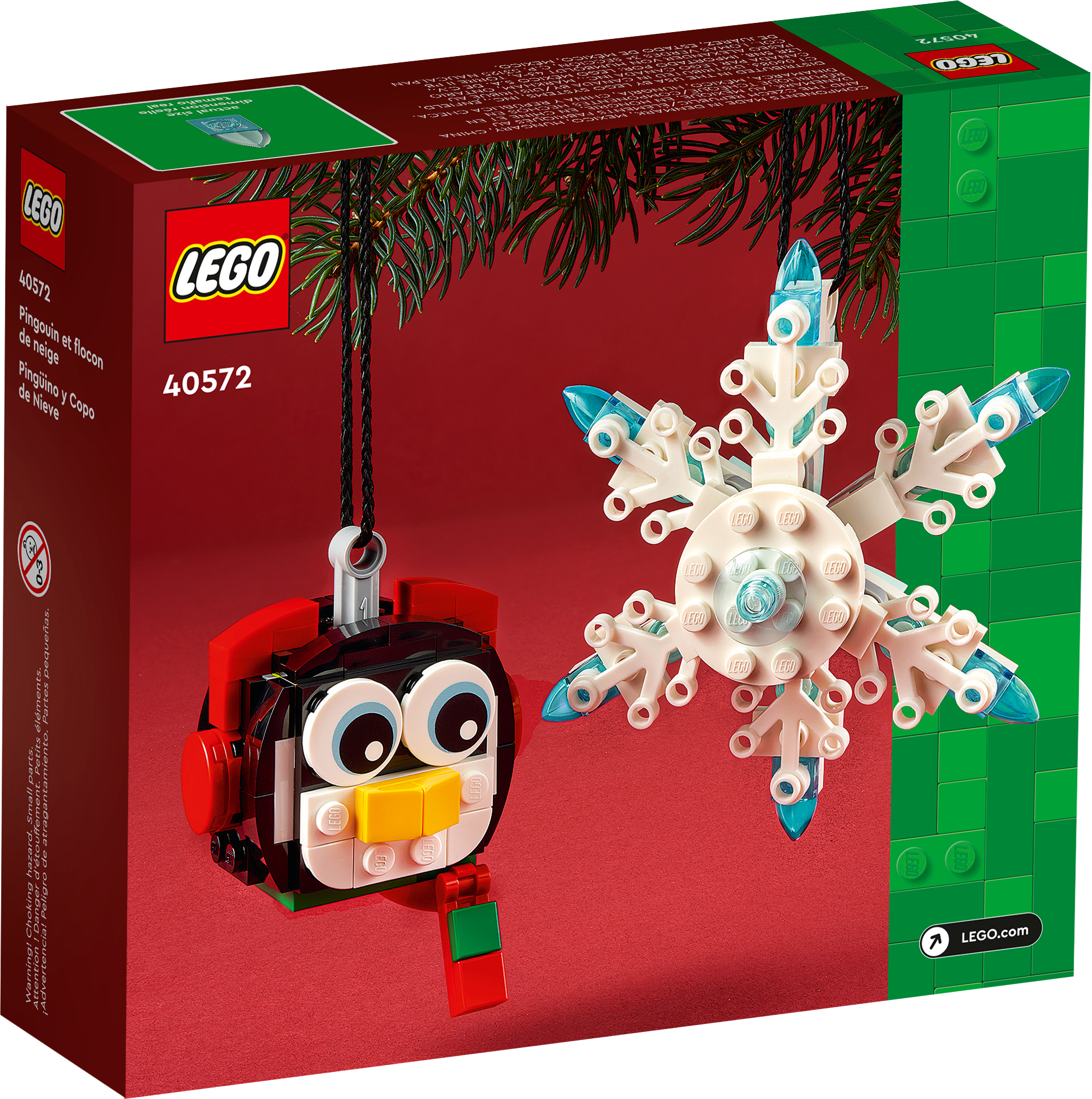 PINGÜINO Y COPO DE NIEVE