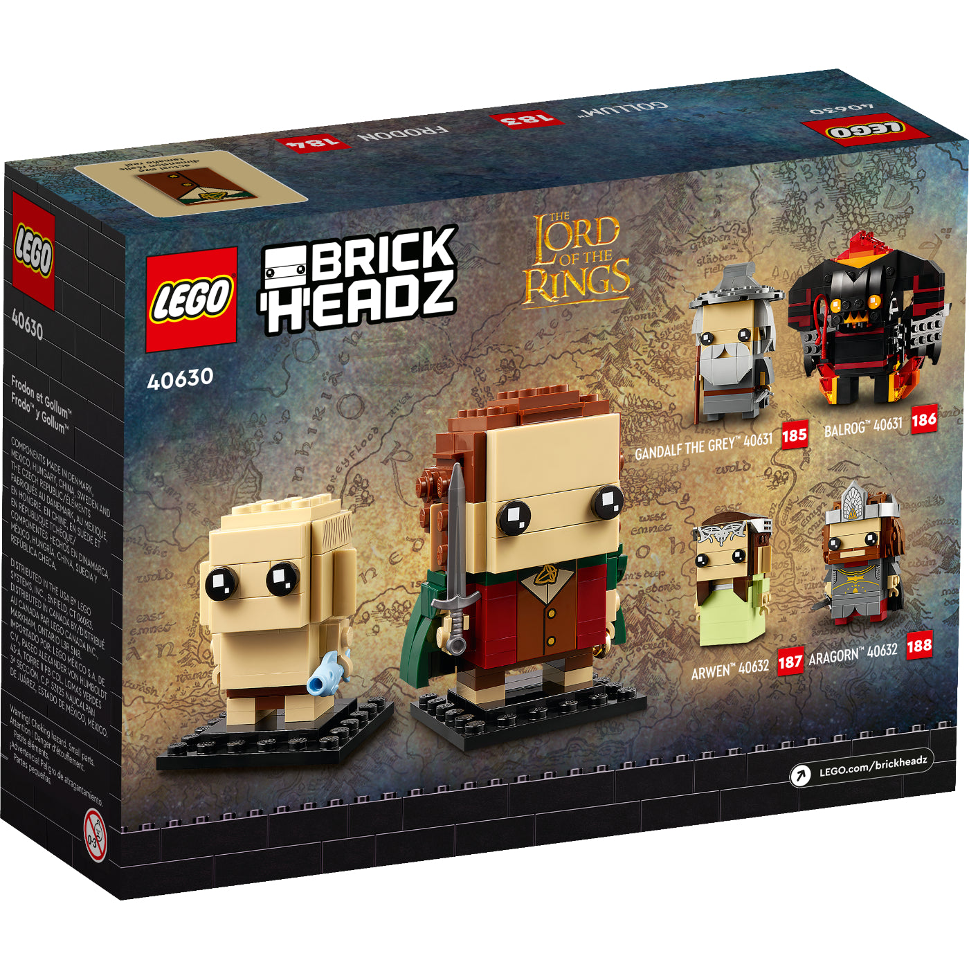 LEGO® BrickHeadz™ Frodo™ & Gollum™ (40630)