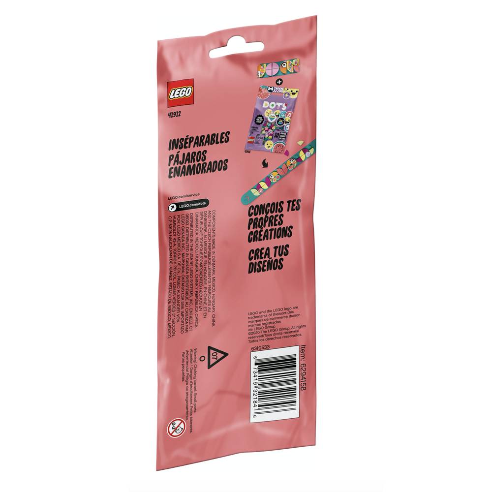 LEGO® DOTS Pulsera Pájaros Enamorados (41912)