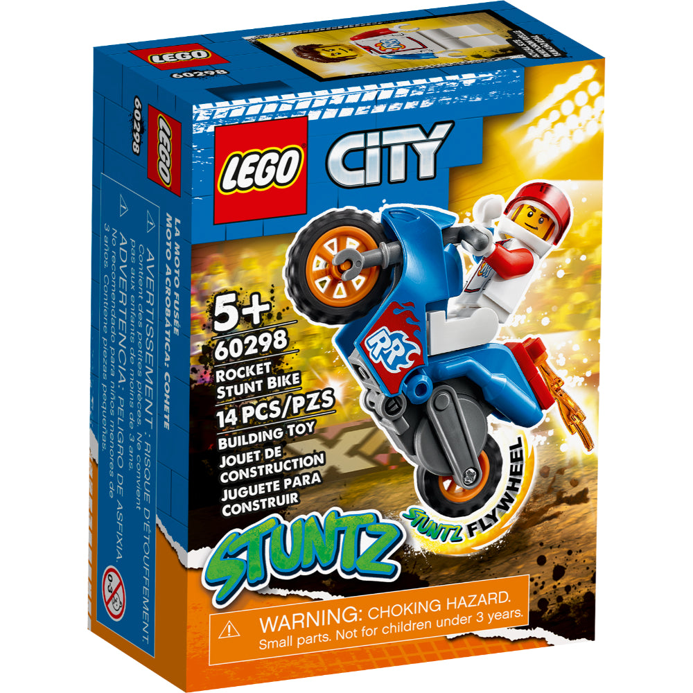 LEGO® City Moto Acrobática: Cohete (60298)