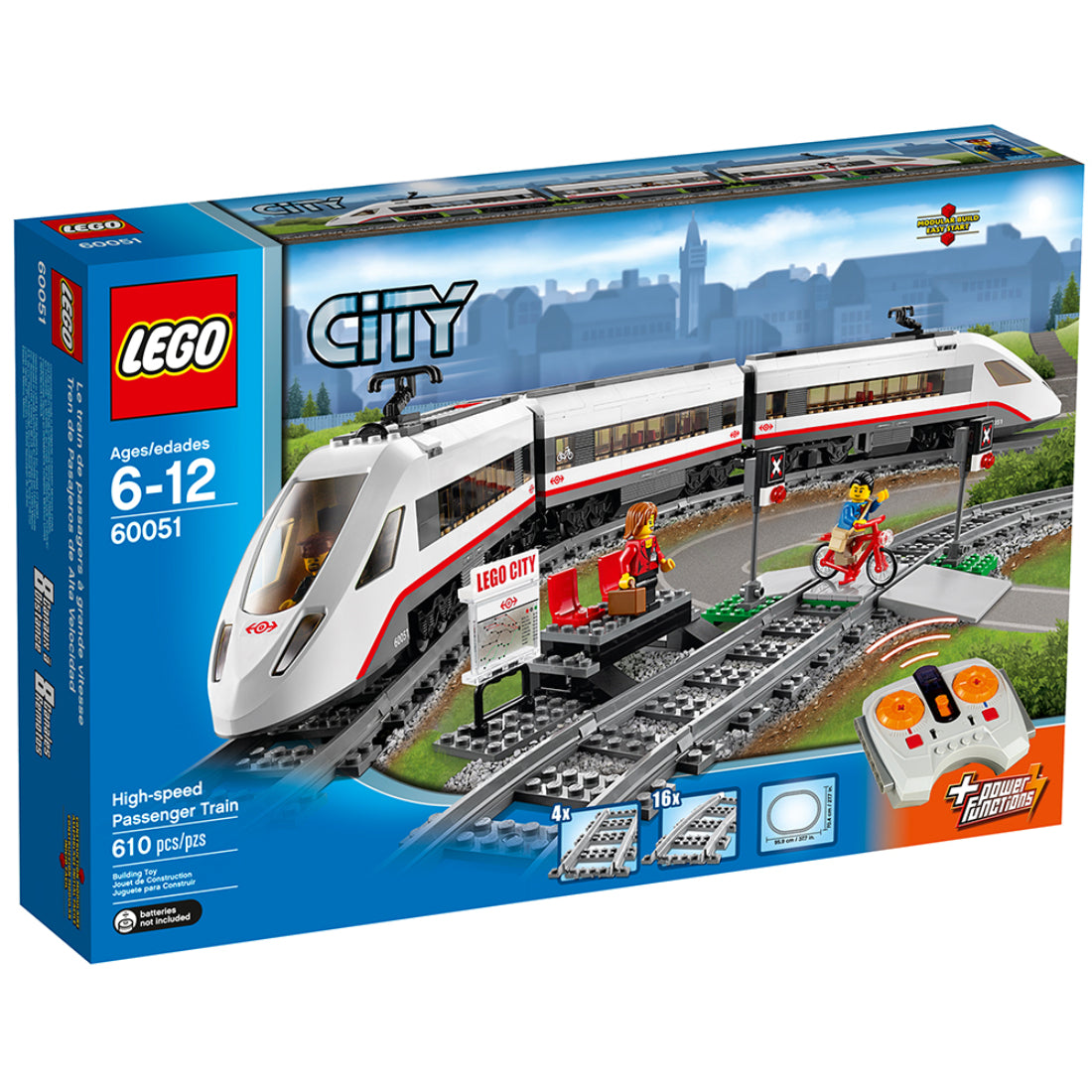 LEGO® City Tren de Pasajeros de Alta Velocidad (60051)