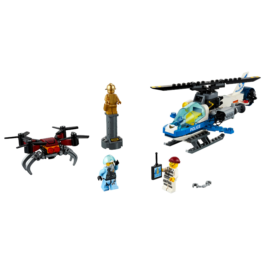 LEGO® City Policía Aérea Persecución de Dron (60207)