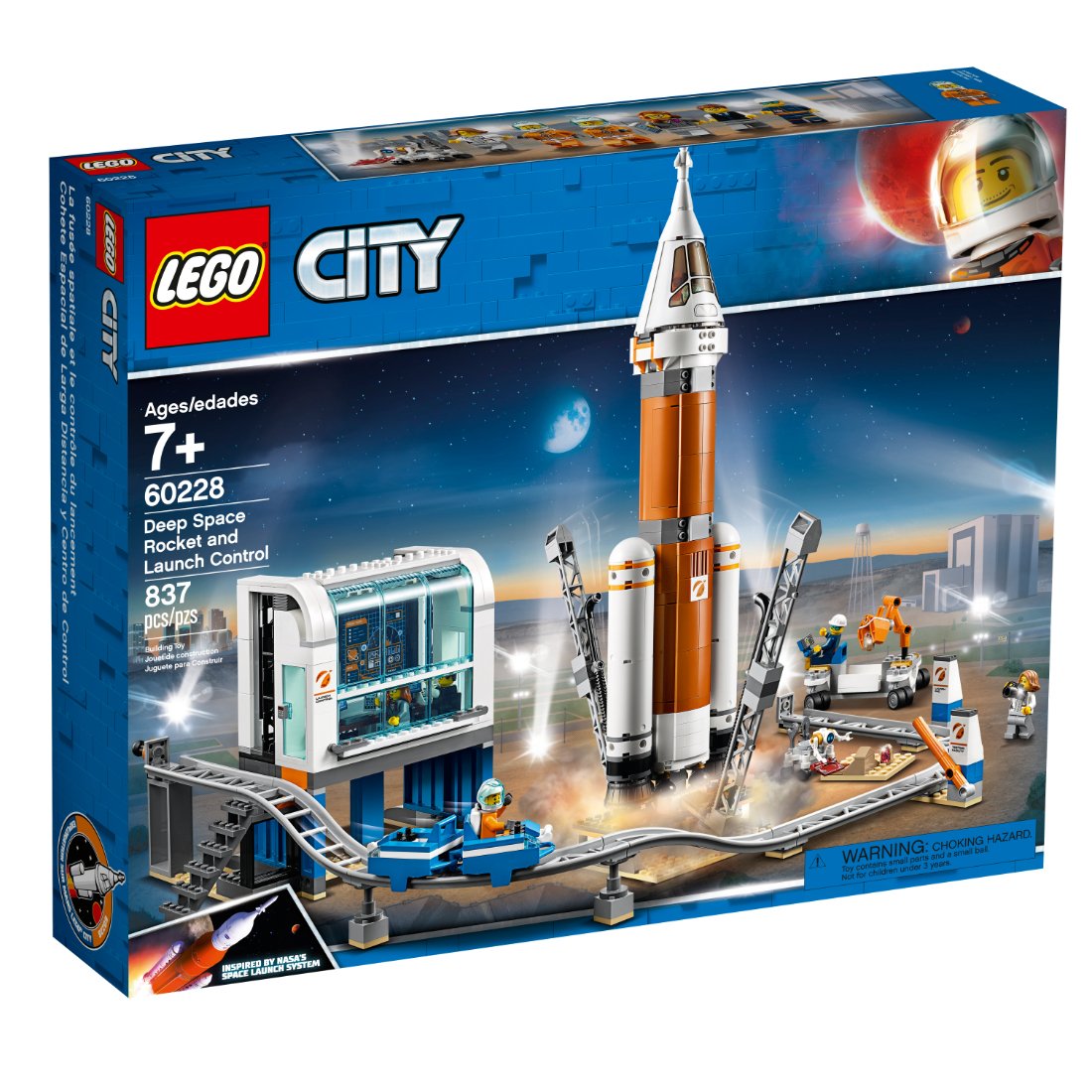 LEGO® City Cohete Espacia de Larga Distancia y Centro de Contro (60228)