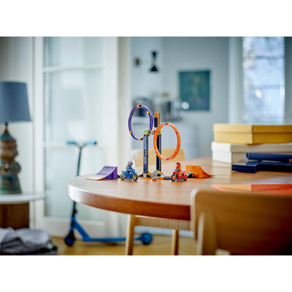 DESAFÍO ACROBÁTICO: ANILLOS GIRATORIOS