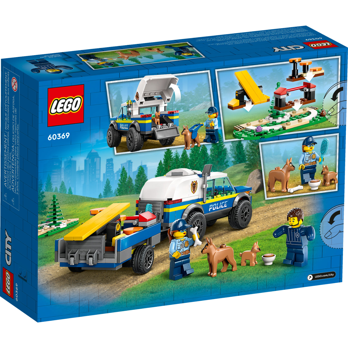LEGO® City Entrenamiento Móvil Para Perros Policía (60369)