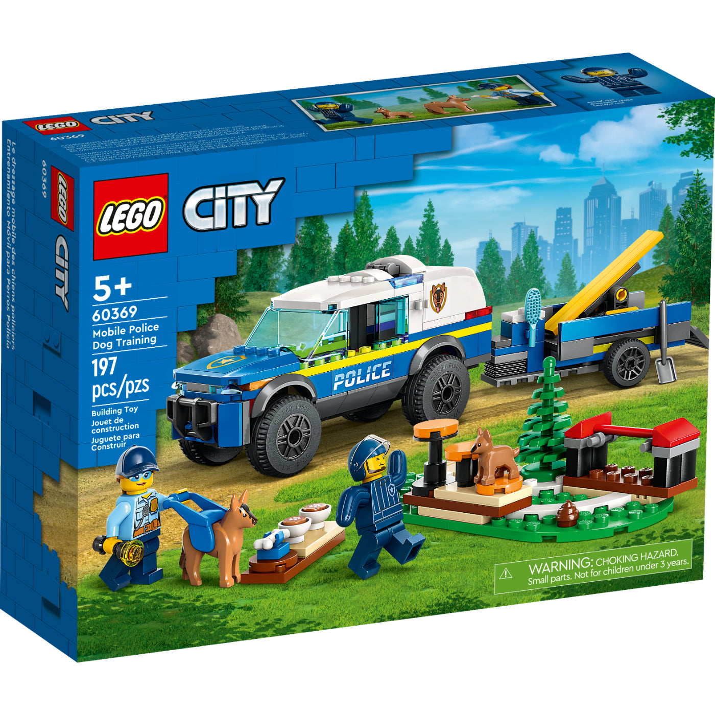LEGO® City Entrenamiento Móvil Para Perros Policía (60369)