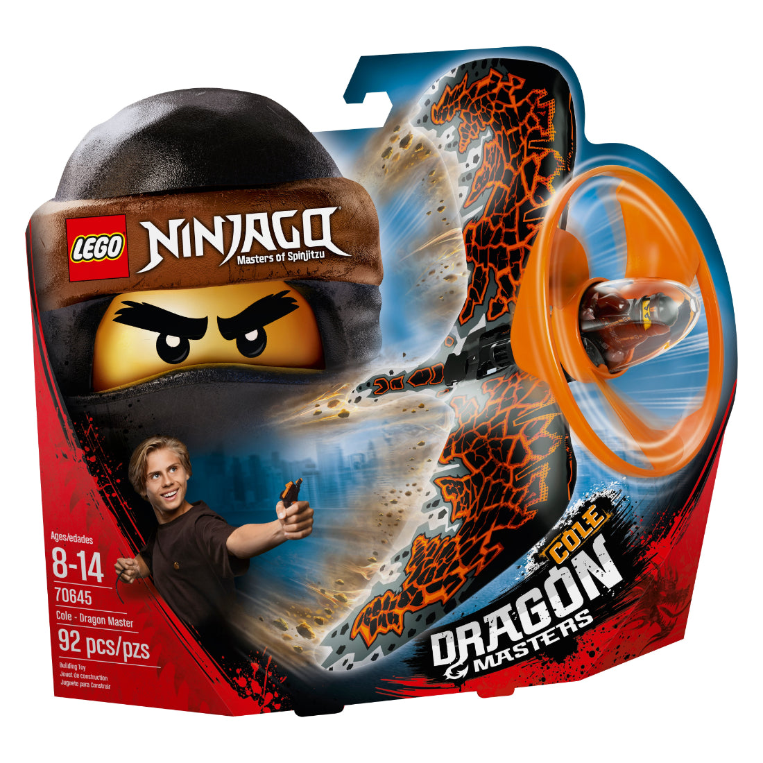 LEGO® NINJAGO Cole: maestro del dragón (70645)
