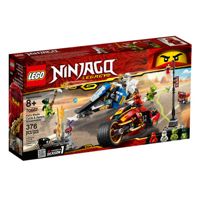 LEGO® NINJAGO Legacy Moto Acuchiadora de Kai y Moto de Nieve de Zane (70667)