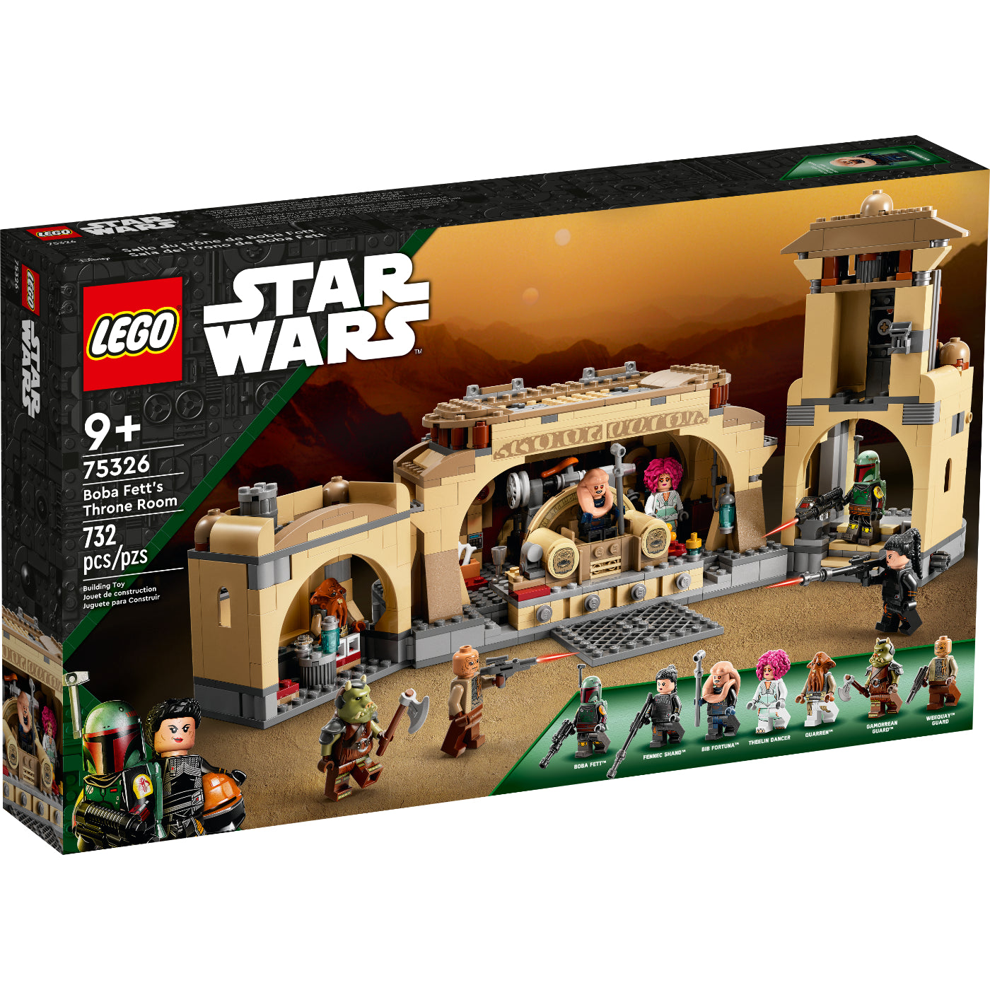 LEGO® Star Wars™ : Sala del Trono de Boba Fett (75326)