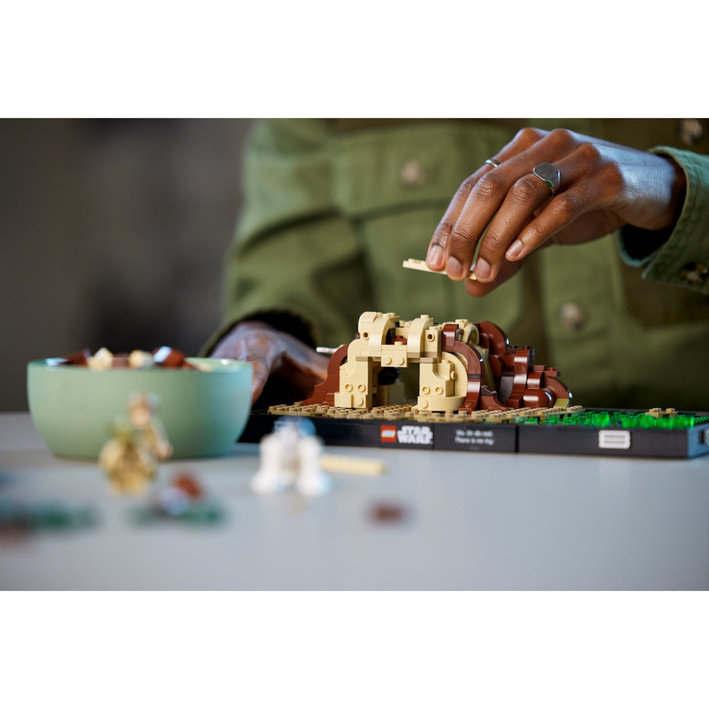 LEGO® Star Wars Diorama: Entrenamiento Jedi™ en Dagobah™ (75330)