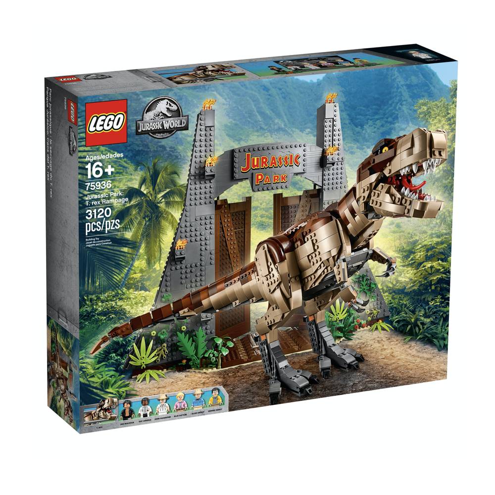 LEGO® Jurassic World Parque Jurásico: Caos del T. rex (75936)