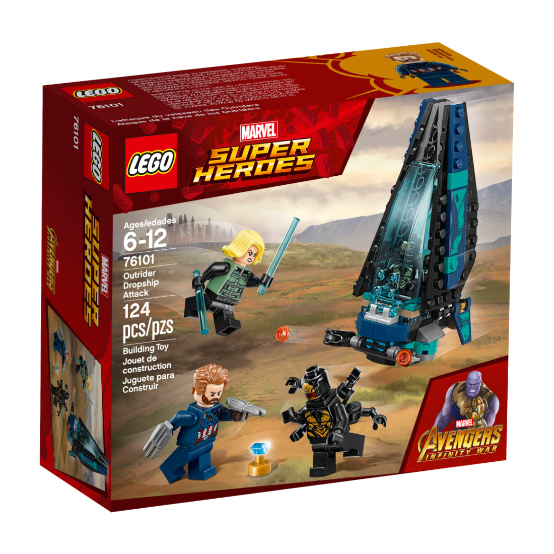 LEGO Marvel Ataque de la Nave de los Outriders (76101)