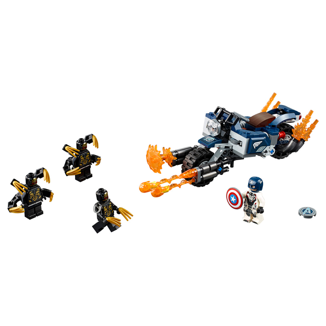 LEGO® Marvel Vengadores Capitán América Ataque de os Outriders (76123)