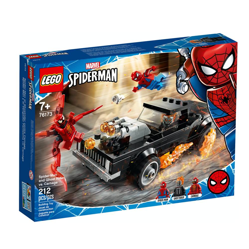 LEGO® Marvel Spider-Man, Motorista Fantasma Vs Carnage (76173)