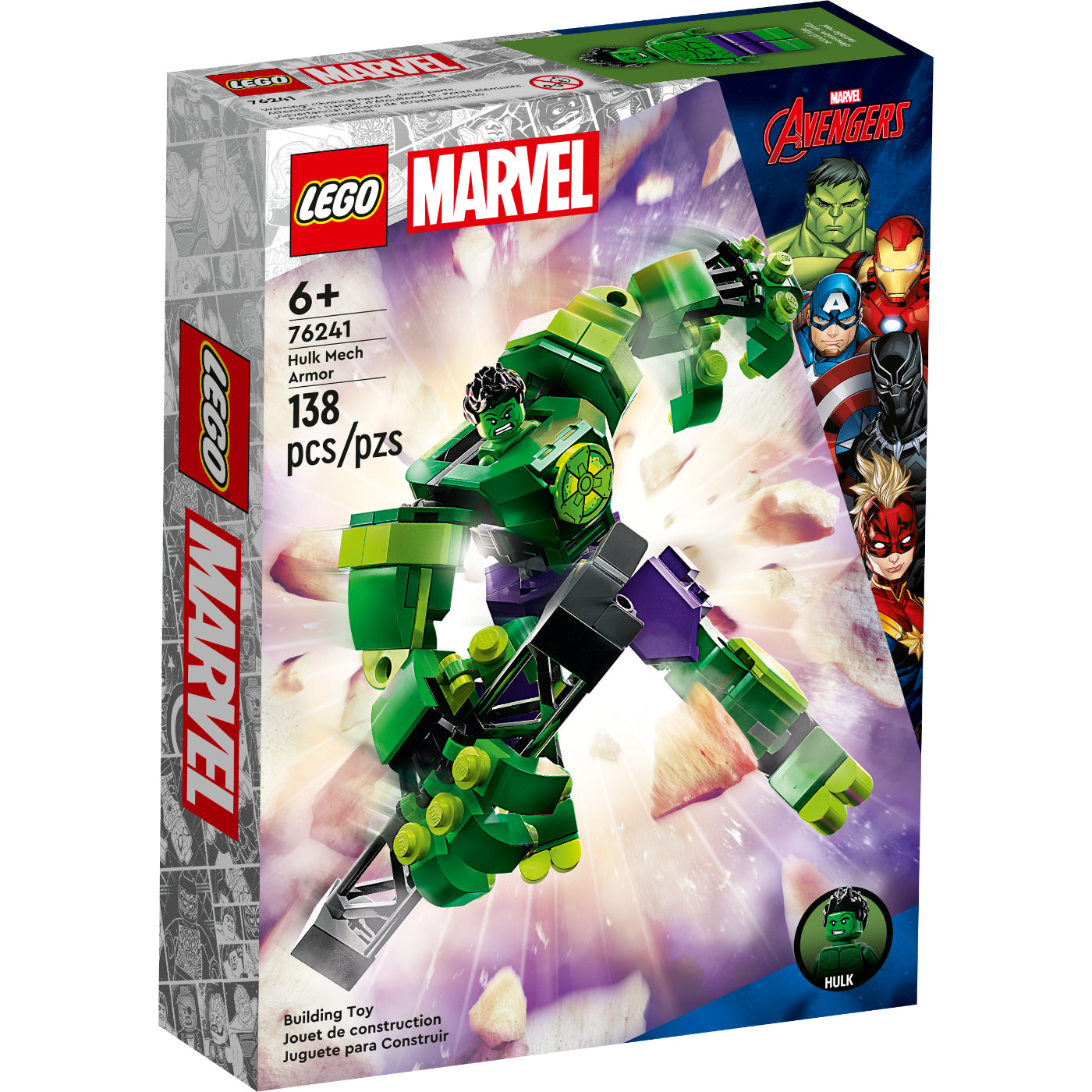 LEGO® Marvel Hulk Mech Armor (76241)