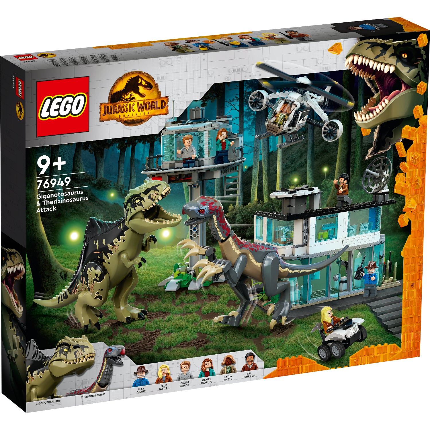 LEGO® Ataque de giganotosaurio y terizinosaurio (76949)