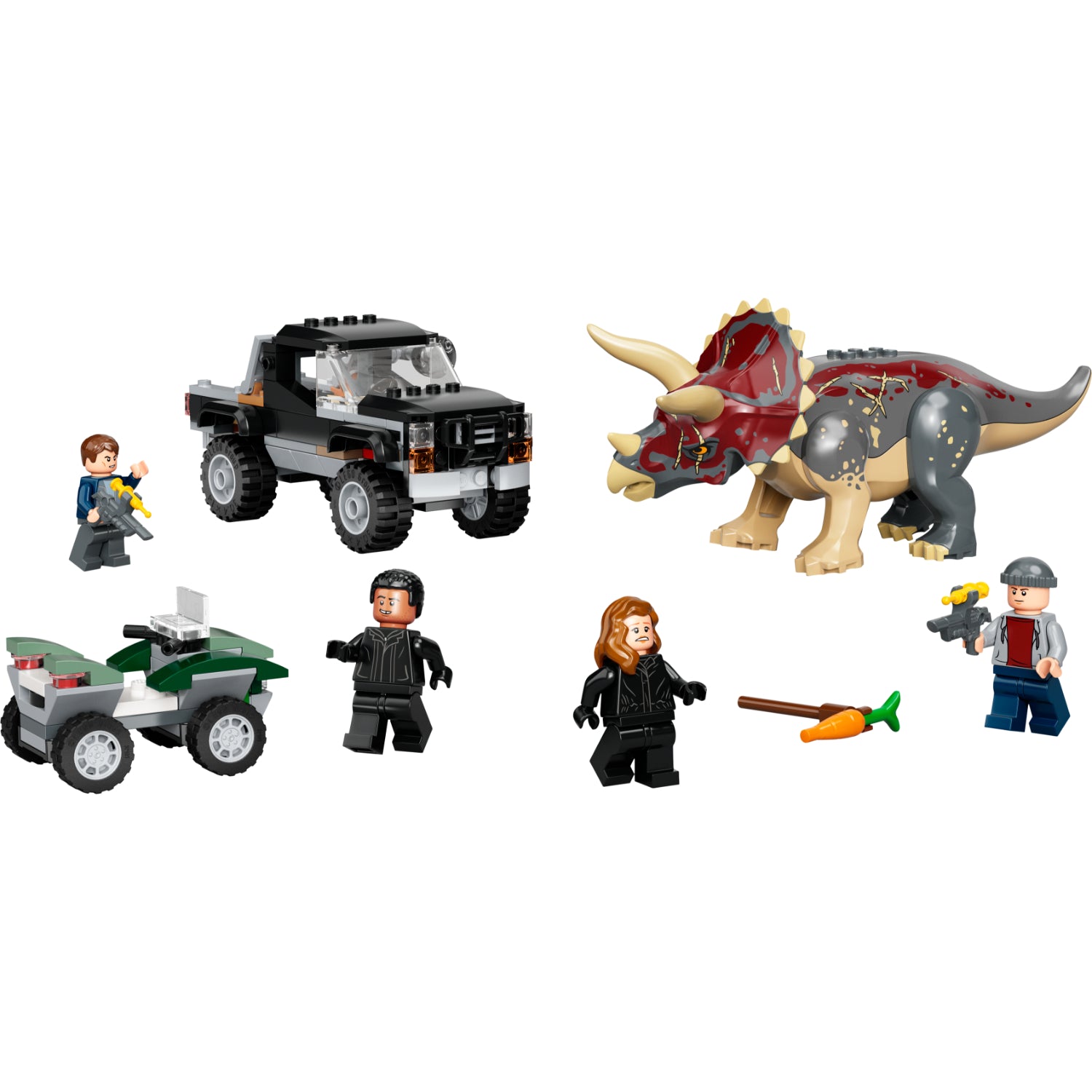 LEGO® Emboscada de camioneta Triceratops (76950)